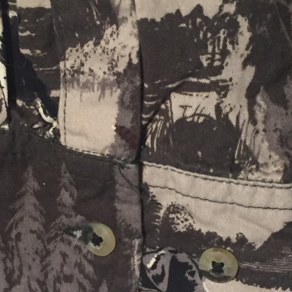 Button Down Outdoor Life SZ L 42/44 Camo Shirt - Picture 11 of 11